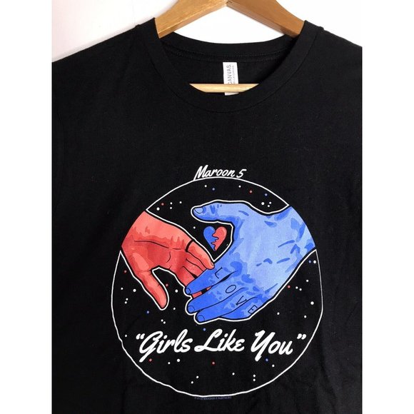 Maroon 5 Girls Like You Men's Unisex Small T-Shirt - Picture 3 of 6